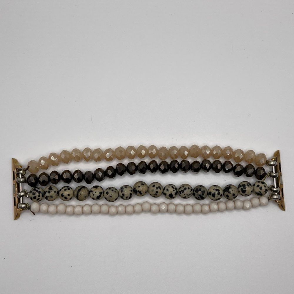 *3/$20* Beaded Apple Watch band rose gold 42/44mm